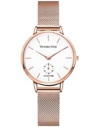 Victoria Hyde London - Metropolitan Time Mesh Stainless Steel - Lyst