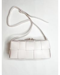 SVNX - Woven Pu Shoulder Bag - Lyst