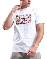 Weekend Offender - T Shirt Caps Graphic Print Crew Neck Casual Cotton Tee Top - Lyst