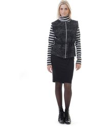 Conquista - Vest Met Strikdetail In Zwart - Lyst