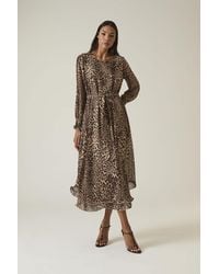 James Lakeland - Leopard Maxi Wave Hem Dress - Lyst
