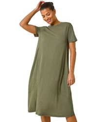 Roman - Relaxed T-Shirt Jersey Dress - Lyst