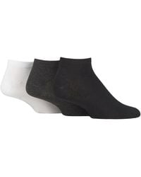 Sock Shop - 3 Pack Plain Bamboo Trainer Liner Socks - Lyst