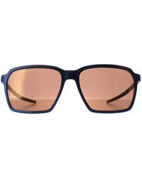 Police - Square Semi Matte Ruthenium Mirror Bronze Spll16 Solstice 5 - Lyst