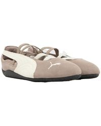 PUMA - Speedcat Ballet Sd Suède Muismuis/Zwart Schoenen - Lyst