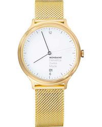 Mondaine - Mh1-L2211-Sm Helvetica Light Watch - Lyst