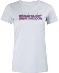 Regatta - Ladies Fingal Viii Logo Marl T-Shirt (Cyberspace) - Lyst