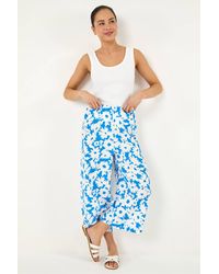 Roman - Petite Floral Print Cropped Trouser - Lyst