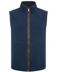 Holland Cooper - Country Fleece Gilet Dusty Cotton - Lyst