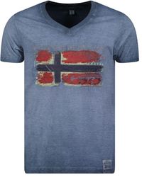 GEOGRAPHICAL NORWAY - Kurzarm-t-shirt Sw1561hgn Mann - Lyst