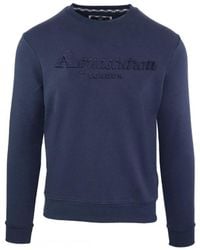 Aquascutum - Embossed Brand Logo Sweatshirt - Lyst