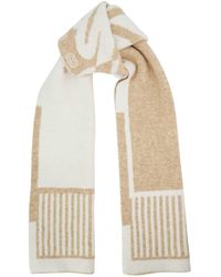 Dune - Loud Knitted Slogan Scarf - Lyst