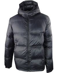 EA7 - Plain Hooded Jacket Nylon - Lyst