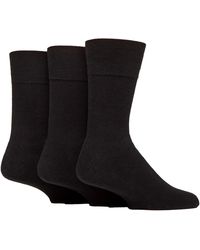 Gentle Grip - 3 Pack Ladies And Non Elastic Sport Socks - Lyst
