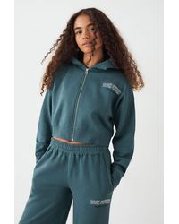 DSGN Studio - Boxy Crop Zip Through Hoodie - Lyst