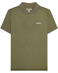 Lambretta - Ss25 Gingham Polo Shirt Cotton - Lyst