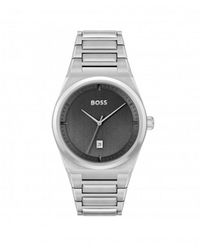 BOSS - Steer Stainless Steel Bracelet Watch - Lyst