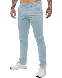 Enzo - Slim Fit Stretch Chinos - Lyst