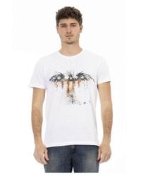 TRUSSARDI ACTION - Cotton T-Shirt - Lyst