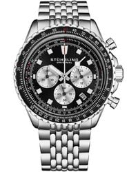 Stuhrling - Japanese Chronograph Raceway 1010 44Mm Quartz Watch - Lyst