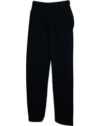 Fruit Of The Loom - Open Hem Jog Pants Jogging Bottoms - Lyst
