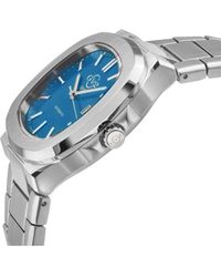 Gv2 - Automatic Potente Swiss Sky Blue Dial 316l Stainless Steel Bracelet Watch - Lyst