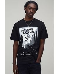 BoohooMAN - Regular My Chemical Romance Parade License Print T-Shirt Cotton - Lyst