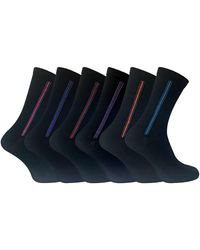Sock Snob - 6 Pairs Formal Patterned Coloured Dress Cotton Socks - Lyst