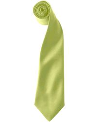 PREMIER - Colours Satin Clip Tie (Pack Of 2) (Lime) - Lyst