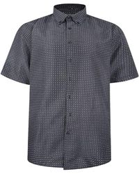 Fitzgerald London - Short Sleeve Shirt Plus Size With Trendy Sandy Circles Design - Lyst