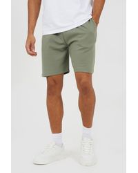 Brave Soul - Pale Textured Longline Shorts - Lyst