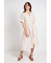 Wallis - Summer Polka Dot Button Tea Dress - Lyst