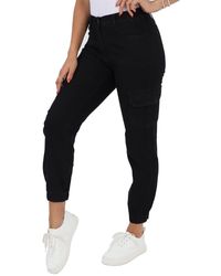 MYT - Side Elastic Waist Self Cuffed Jeans - Lyst