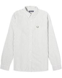 Fred Perry - Field Striped Oxford Shirt Cotton - Lyst