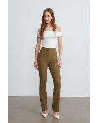 Dilvin - Straight-Leg Crepe Trousers - Lyst