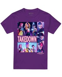 K-Pop Demon Hunters - Adult Huntrix Takedown Panels T-Shirt - Lyst