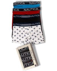 Nautica - 4 Pack Random Print Boxers - Lyst