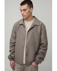 BoohooMAN - Regular Fit Collared Coach Jacket - Lyst