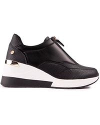 Xti - Zip Wedge Trainers - Lyst