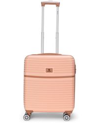 Infinity Leather - Strong Abs Hardshell Cabin Suitcase 56 X 45 X 25 Cm Luggage Suitable For British Airways - Lyst