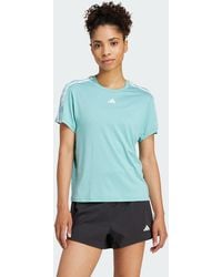 adidas Originals - Aeroready Train Essentials 3-Stripes Tee - Lyst