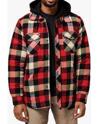 Hard Yakka - Quilted Flannel Shirt Jacket Cotton - Lyst