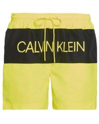 Calvin Klein - Km0Km00456 Core Logo Drawstring Trunks - Lyst
