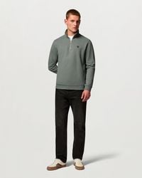 Belstaff - Logo Quarter Zip Sweatshirt - Lyst