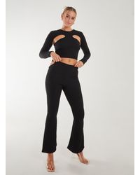 Pink Vanilla - Popcorn Cut Out Flares - Lyst