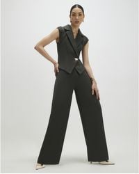 River Island - Jumpsuit Cap Sleeve Wide Leg - Lyst