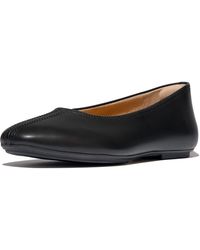 Fitflop - Delicato High-Cut Leather Flats - Lyst