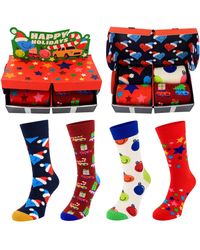 Happy Socks - 4-Pack Holiday Classic Gift Set Cotton - Lyst