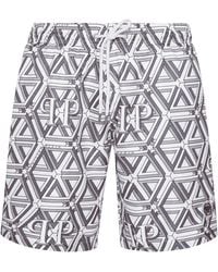 Philipp Plein - Short Swim Boxer Monogram - Lyst