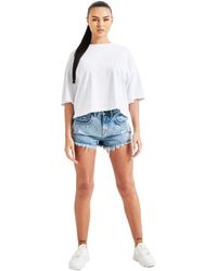 SIKSILK - Kurzes T-Shirt Mit Markenzeichen Für Damen - Lyst